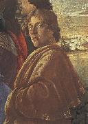 Sandro Botticelli Detail from the Adoraton of the Magi oil on canvas